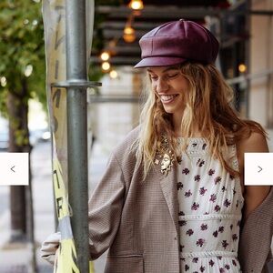 Carrie Distressed Lieutenant Hat